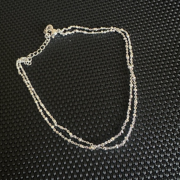 Dazzling Silver Double Layer Bracelet - Picture 4 of 4